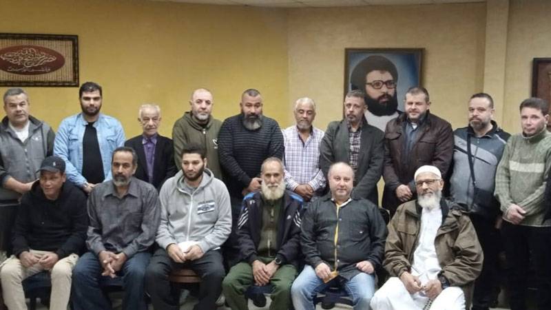 حزب الله عرض الأوضاع في عين الحلوة مع لجان الأحياء