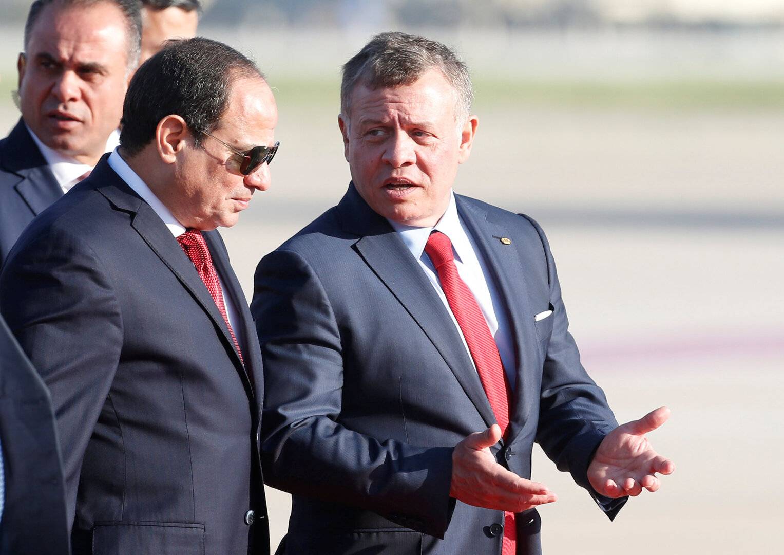 السيسي والملك عبدالله يلتقيان في مصر