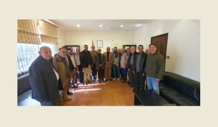 محافظ النبطية بحث مع وفد مشكلة فقدان الطوابع