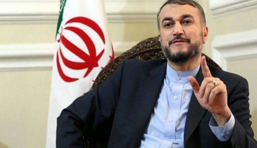 أمير عبد اللهيان: واشنطن تدعم الشغب للتأثير في المفاوضات النوويّة
المبعوث الأميركي الخاص الى إيران: نركّز على دعم المتظاهرين