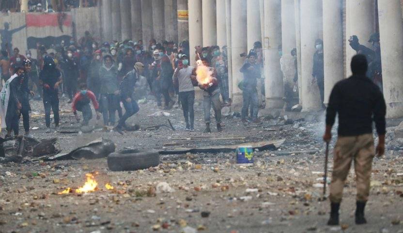 قتيلان و21 إصابة في مواجهات بين قوات الأمن العراقية ومتظاهرين