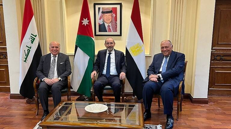 إجتماع لوزراء خارجية الأردن ومصر والعراق في عمان