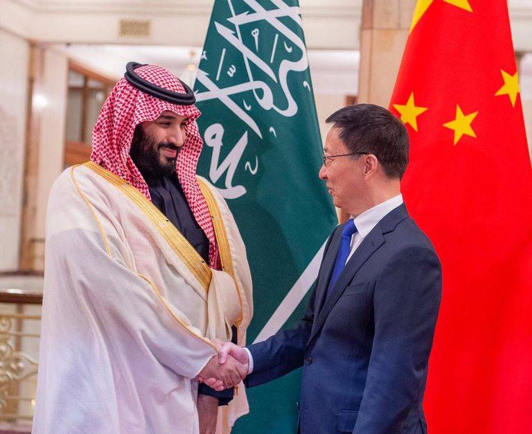 إستقبال سعودي حاشد للرئيس الصيني