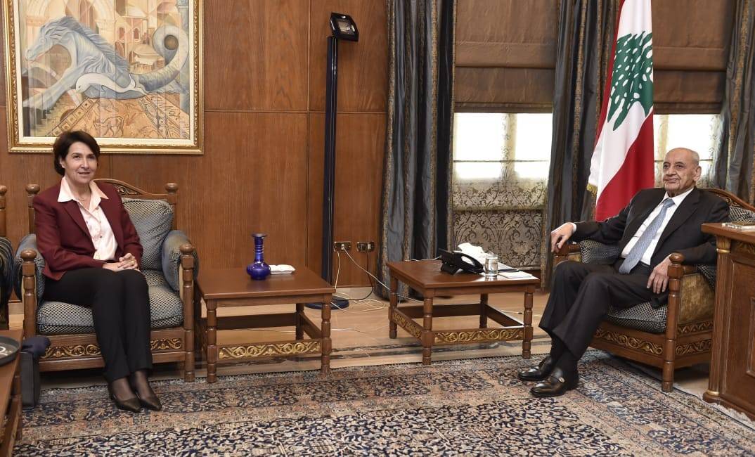 بري عرض التطوّرات مع غريو
هيل: متفائل بمستقبل أفضل للبنان