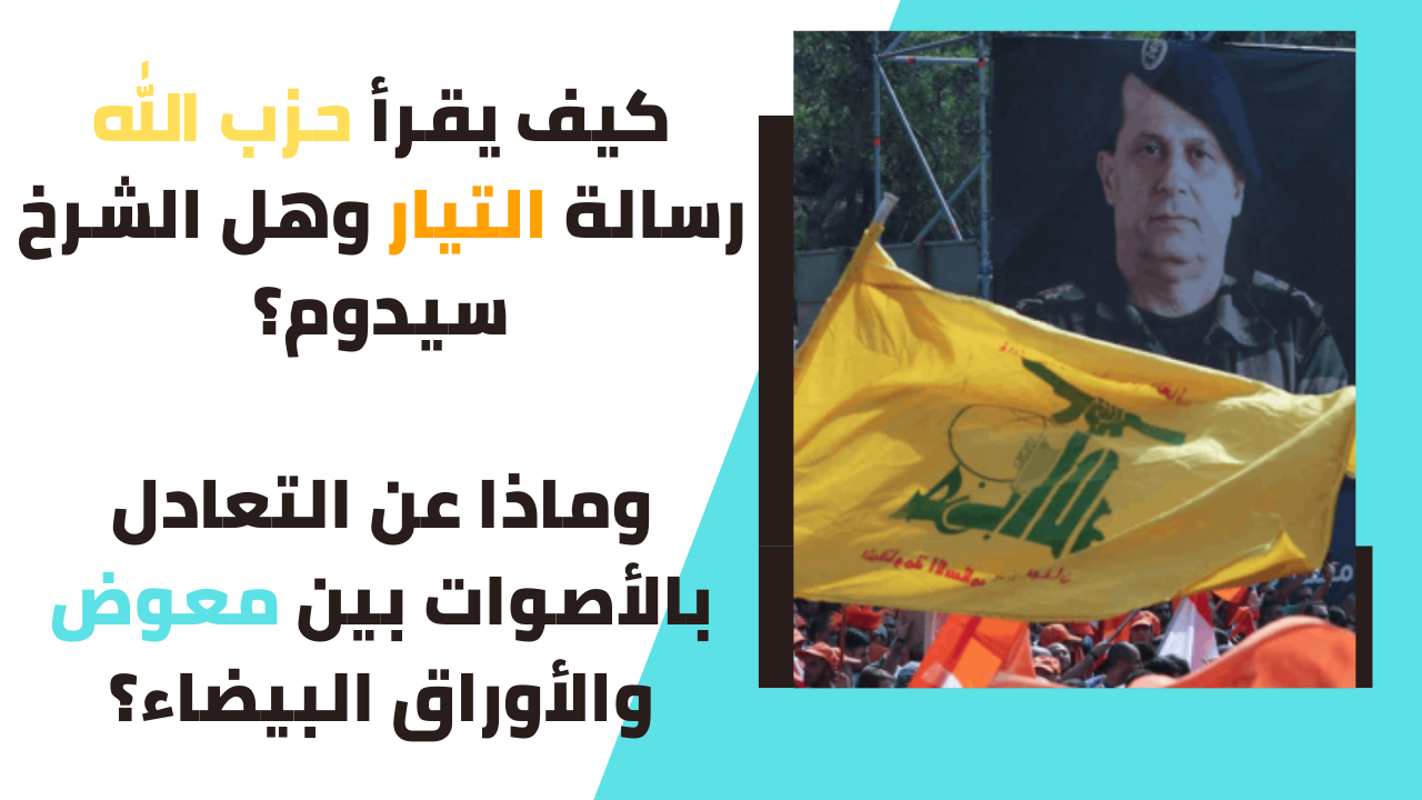 كيف يقرأ حزب الله رسالة التيار وهل الشرخ سيدوم؟ وماذا عن التعادل بالأصوات بين معوض والأوراق البيضاء؟