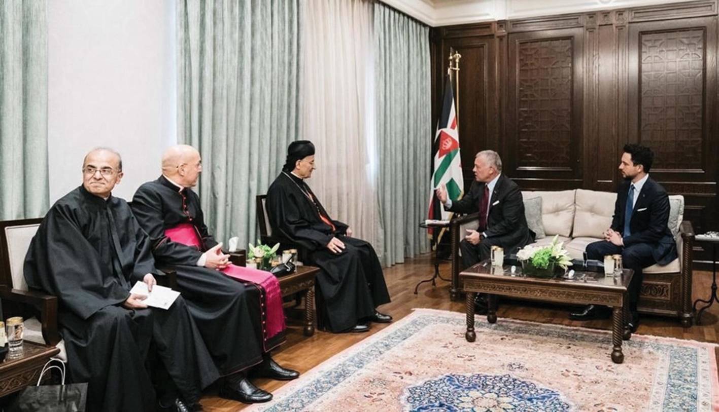 لا تغيرات كبيرة في المشهد الرئاسي اليوم... والعين على موقف باسيل
عطب كبير يصيب «الحزب» و«التيار»... وبري وميقاتي وجنبلاط لن يتراجعوا
الراعي يلتقي ملك الاردن ويوجه كلاما لاذعا الى المسؤولين اللبنانيين