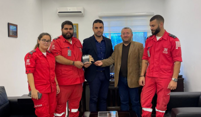 شبيبة كاريتاس لبنان قدّمت درعا تقديرية 
لرئيس شعبة معلومات أمن عام الشمال
