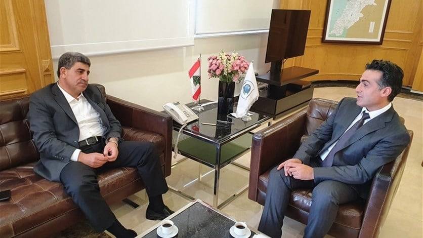 حمية بحث مع طليس واقع  قطاع النقل والإنماء