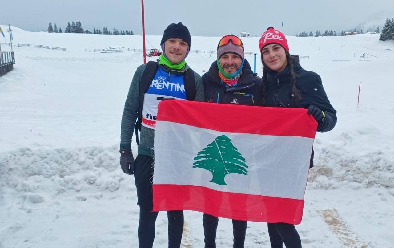 تزلج العمق: منتخب لبنان الى ايطاليا