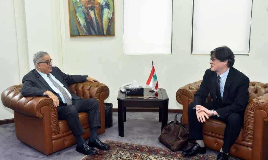 بوحبيب بحث مع كاول ملف النازحين
واليابان تؤكد استمرار دعم بلادها للبنان