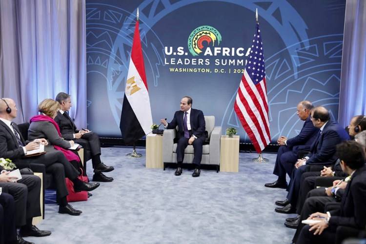 السيسي يطلب تدخل واشنطن في قضية سد النهضة