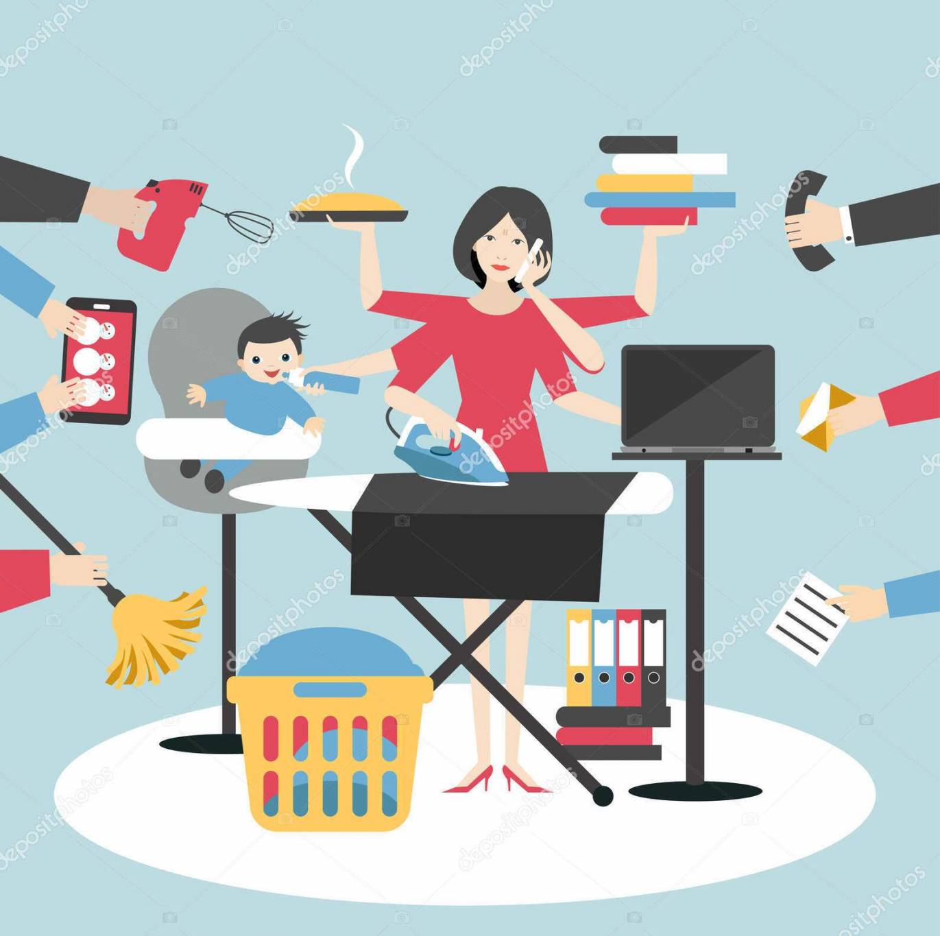 حياة الأمهات العاملات : كابوس لا ينتهي