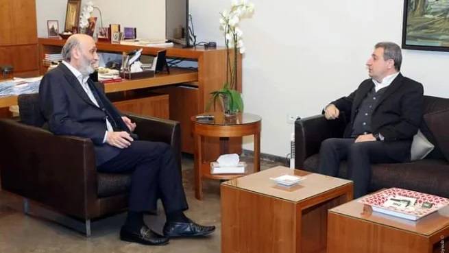 أبو فاعور في معراب موفداً من جنبلاط