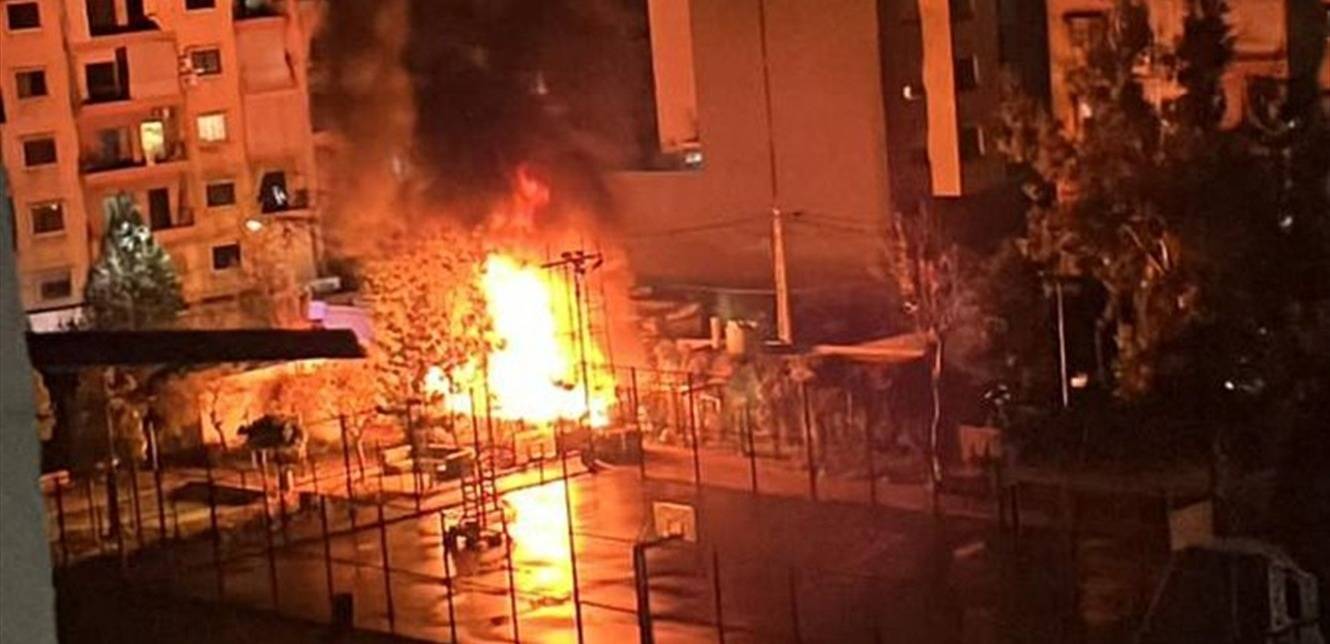 إنفجار محول لتكرير المياه عائد لبلدية الشياح.. وقوى الأمن توضح