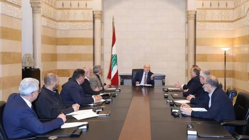 ميقاتي بحث أوضاع القطاع الصحي والمستشفيات والتقى وفدا من البنك الدولي