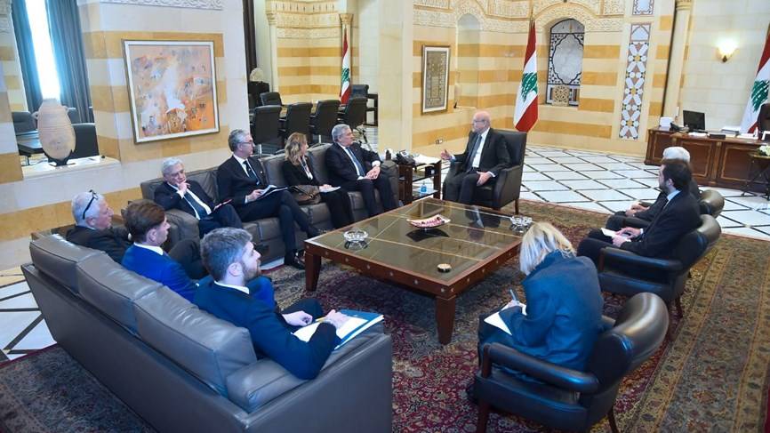 ميقاتي استقبل وزير خارجية ايطاليا في السراي