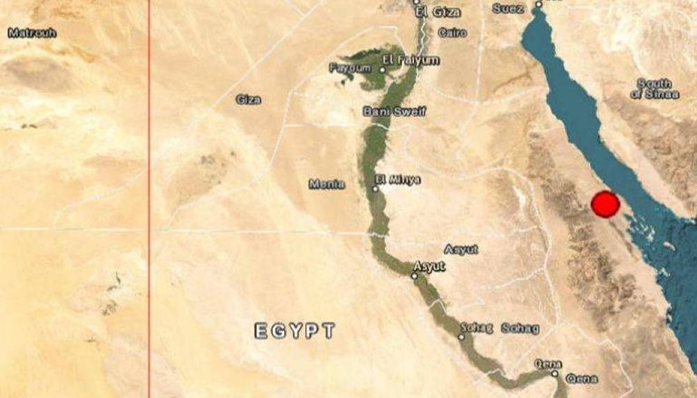 زلزال بقوة 5 درجات في جنوب سيناء بـ مصر