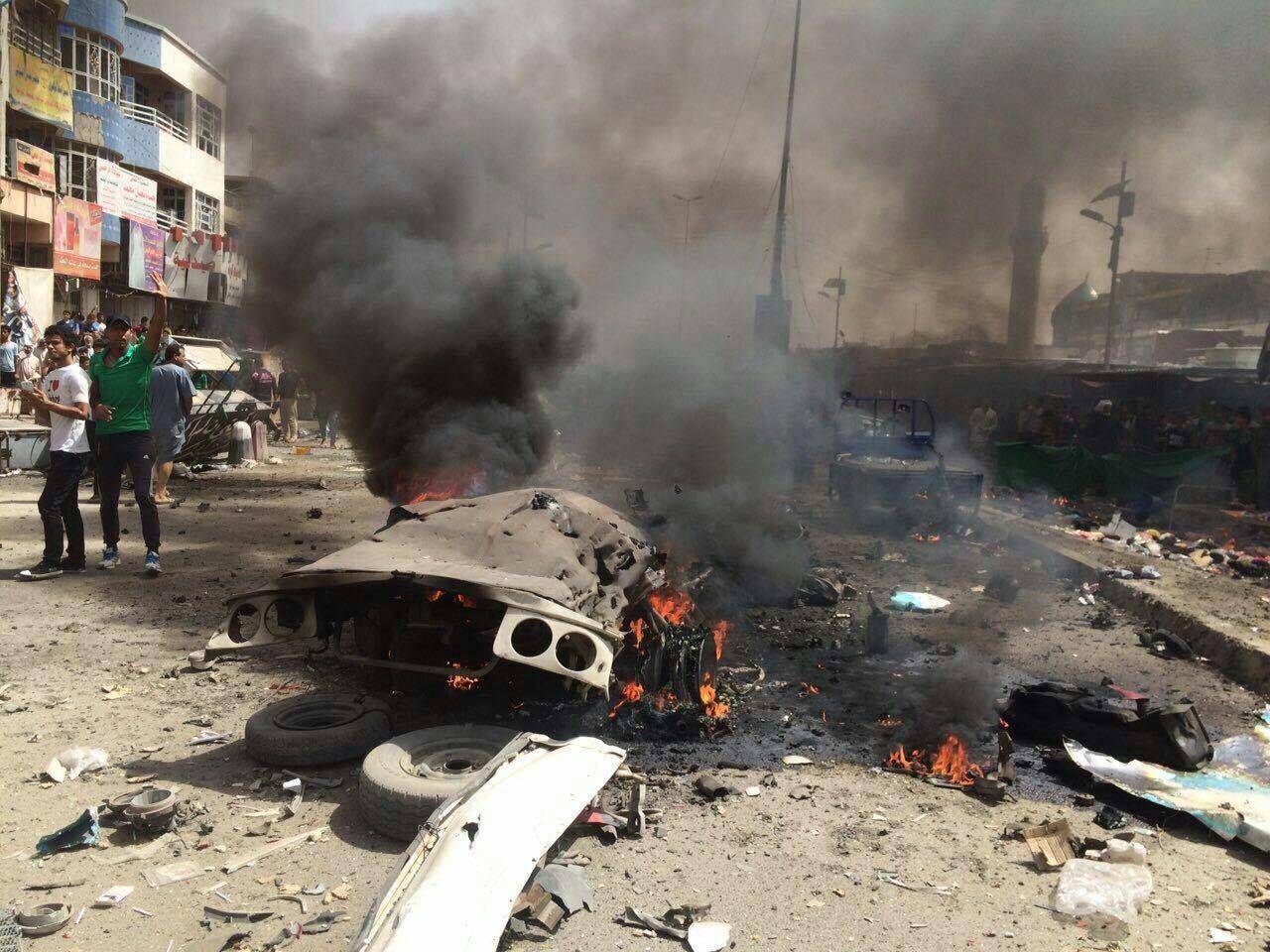 مقتل شرطيين عراقيين وجرح ضابط بانفجار عبوة ناسفة شمال بغداد