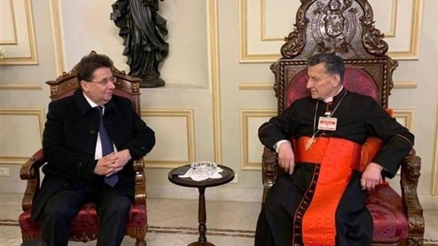 لقاء بين البطريرك الراعي وكنعان في بكركي
