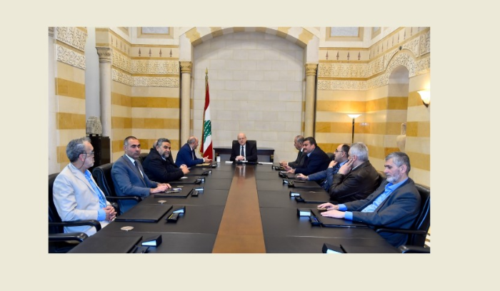 ميقاتي عرض مع وفد العمالي الاجراءات الضريبية
