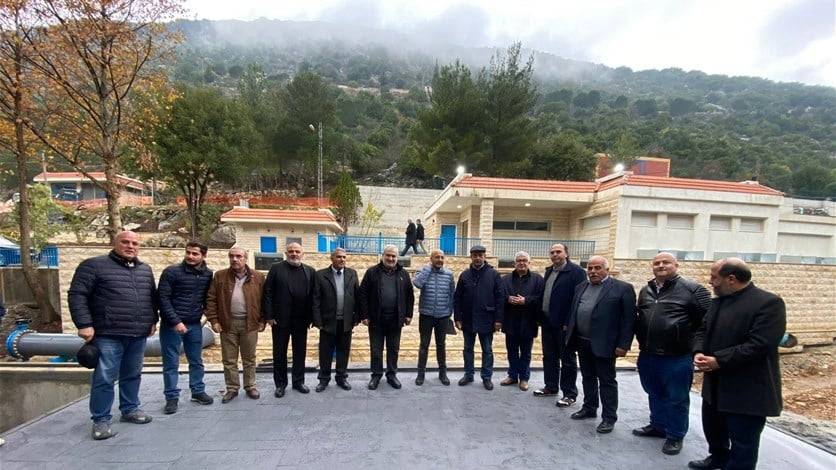 وزير البيئة والنواب قبيسي ورعد تفقدوا أشغال مشروع صيانة وتأهيل منشآت نبع الطاسة