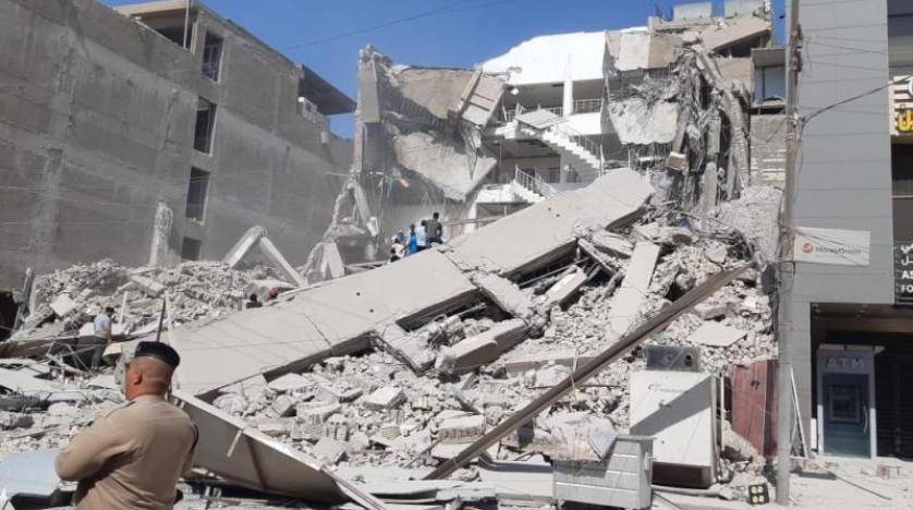 3 قتلى و9 جرحى بانهيار مبنى في العراق