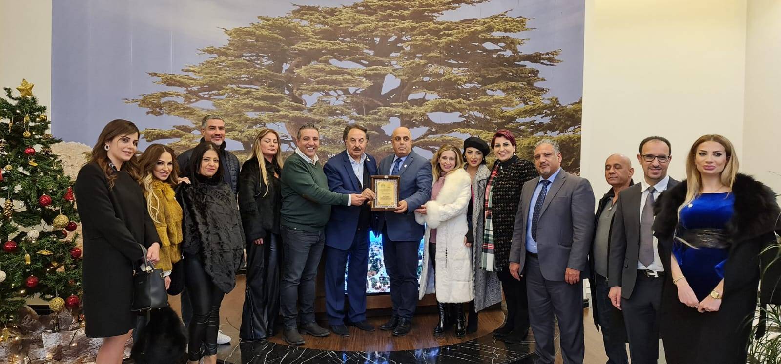 رئيس تجمع الصناعيين نقولا ابوفيصل يولم على شرف نادي روتاري زحلة كابيتول بحضور المحافظ جورج عازار