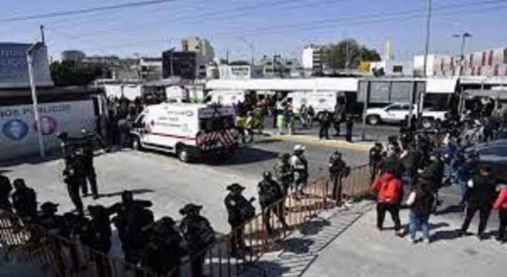 قتيل و57 جريحا في اصطدام قطاري مترو في مكسيكو