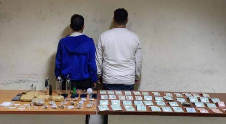 توقيف شخصَين ينشطان بتخزين
وترويج المخدّرات في برج حمّود