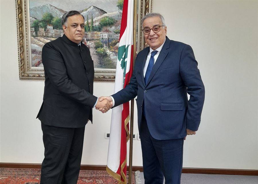 بو حبيب استقبل سفير الهند مودعاً