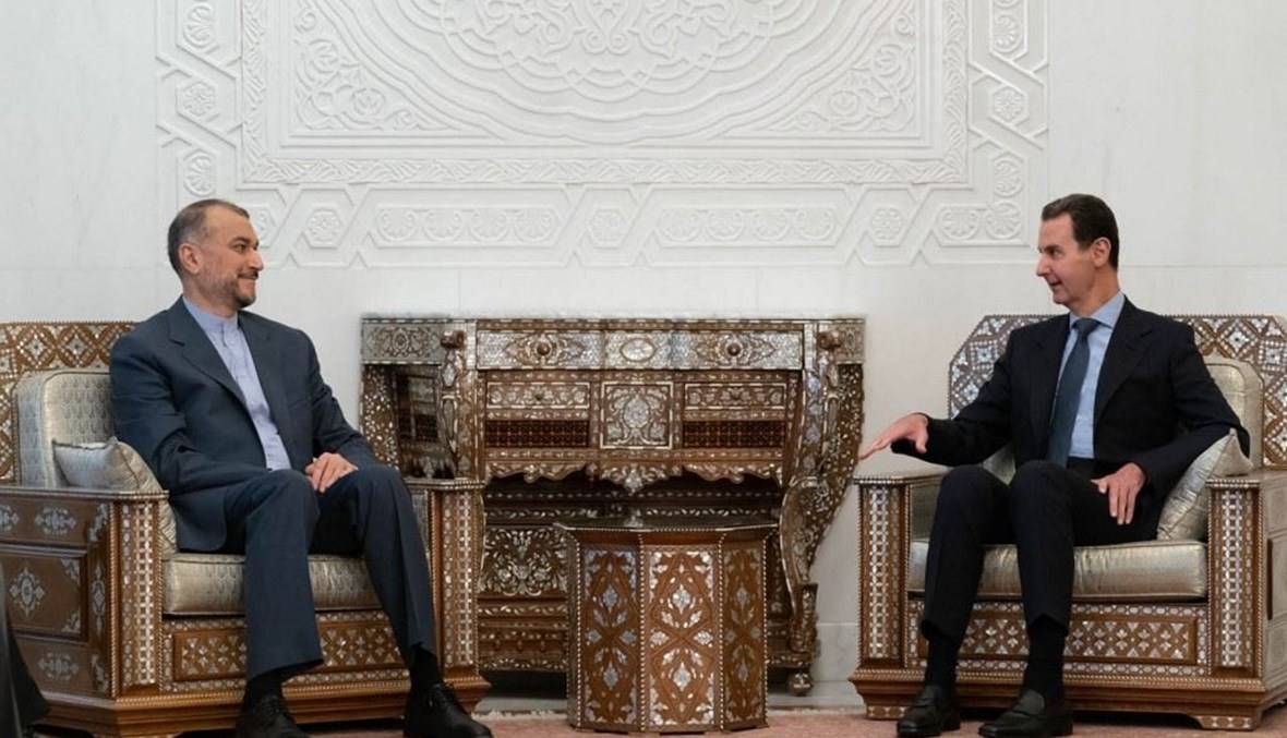 ايران تطالب واشنطن بتسليمها المتهمين باغتيال سليماني
الأسد لعبد اللهيان : التنسيق مع طهران يكتسب أهمية قصوى
