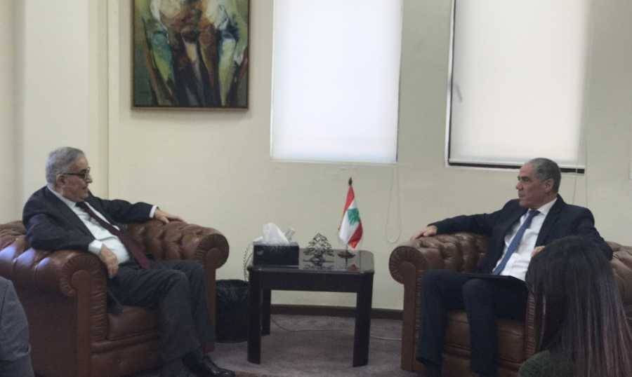 بو حبيب بحث مع طراف ملف النازحين
وسفير ارمينيا طلب الدعم لفتح ممرّ لاتشين