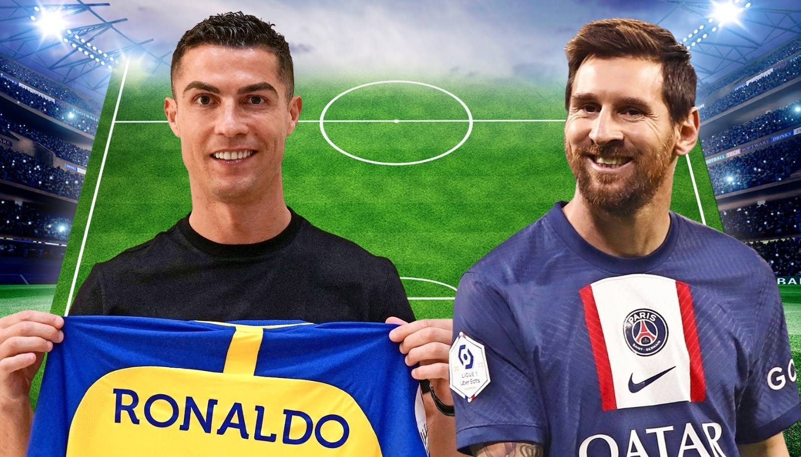 ميسي بمواجهة رونالدو في السعودية اليوم
