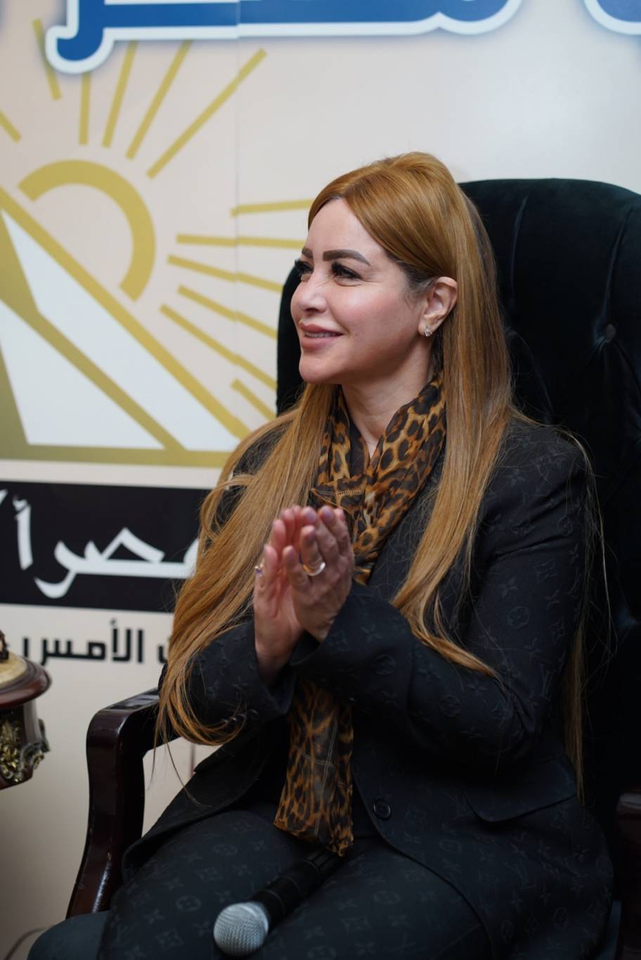 رئيس حزب مصر أكتوبر "جيهان مديح" تتعرض لحملة إلكترونية مزيفة