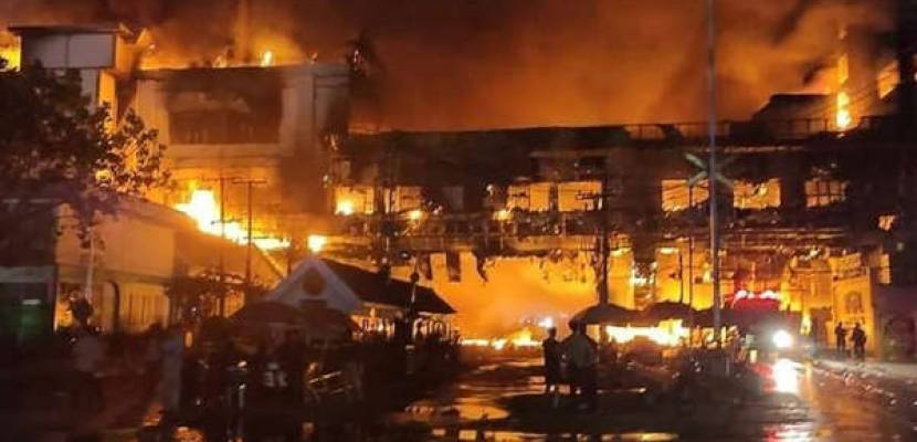 بالفيديو- نيران تلتهم 60 منزلاً في كوريا الجنوبية