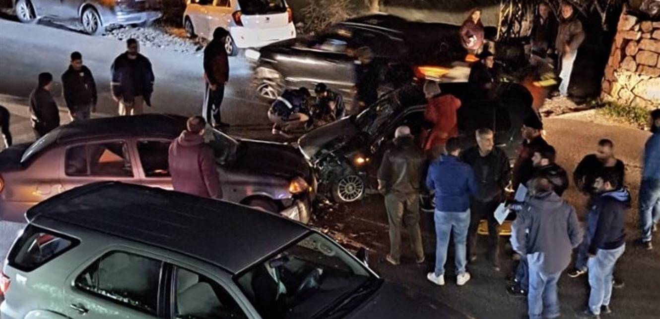 حادث سير مروع في جعيتا وجرح 3 أشخاص