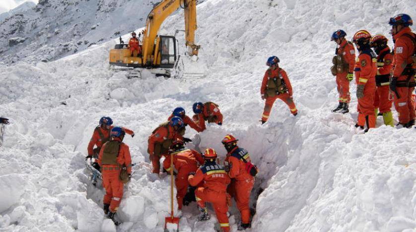 مقتل 28 شخصا بانهيار جليدي في التبت