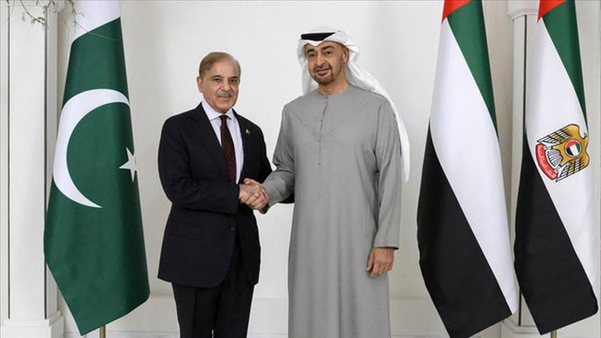 رئيس دولة الإمارات بحث سبل
تعزيز التعاون مع رئيس وزراء باكستان