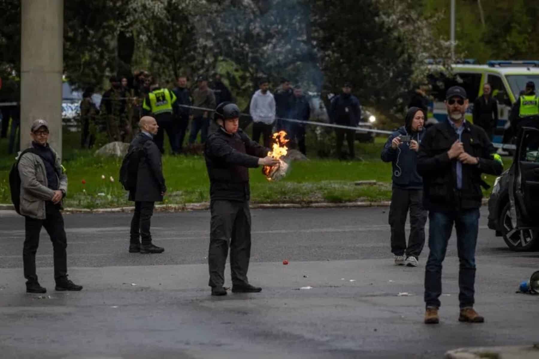 الحزب دان حرق القرآن في السويد: ندعو الى المبادرة فورا لمعاقبة المرتكبين