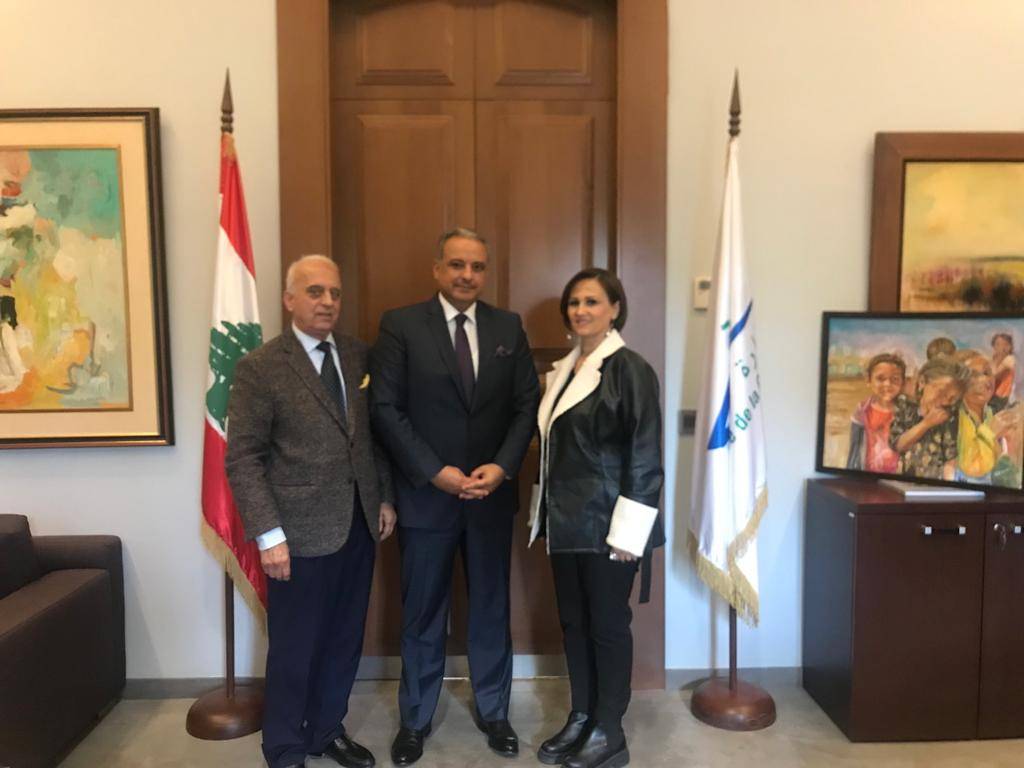 وزير الثقافة يستقبل الشاعرة رانية مرعي