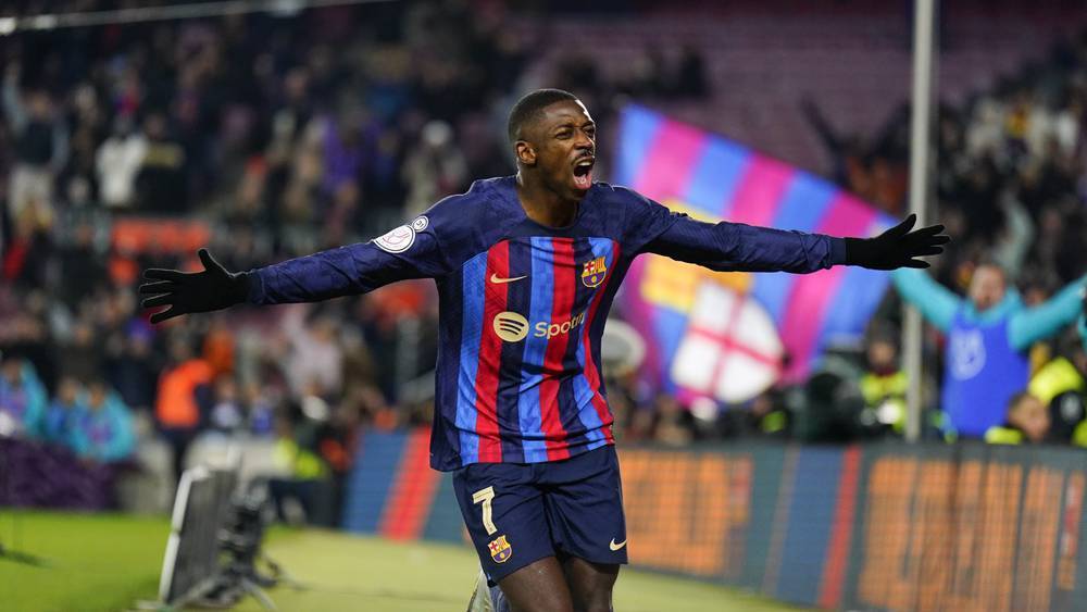 هدف ديمبلي يقود برشلونة الى نصف نهائي كأس اسبانيا