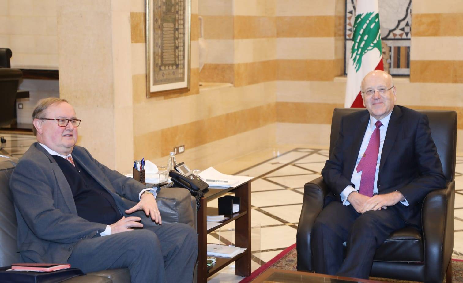 دوكان بعد لقائه ميقاتي: سأزور أميركا لمساعدة لبنان في حل أزمة الطاقة