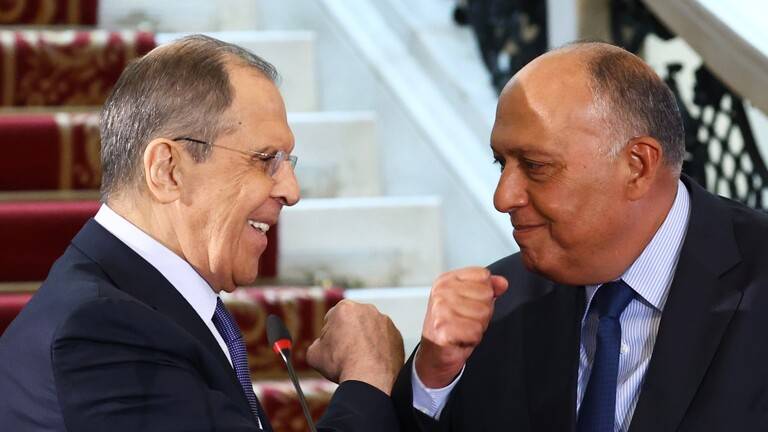 وزير الخارجية المصري الى موسكو