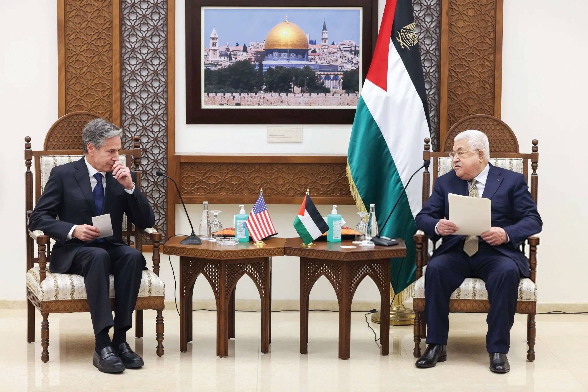 الولايات المتحدة ملتزمة بمبدأ قيام الدولتين