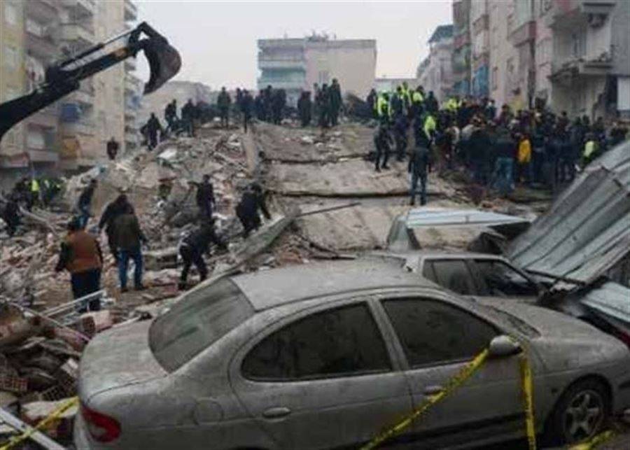 إنقاذ لبنانيَّين من تحت الانقاض في تركيا