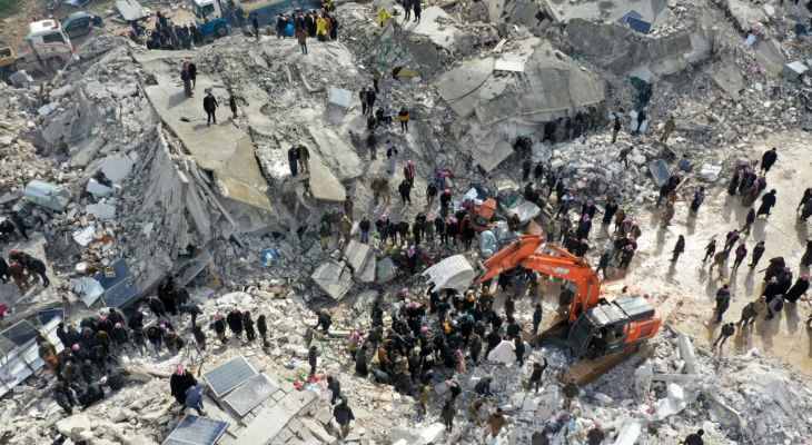 وصول فريق لبناني يضم عناصر من الدفاع المدني والجيش إلى مدينة جبلة السورية للمساعدة
