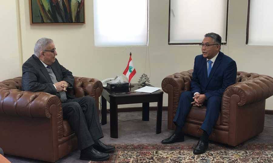 بوحبيب بحث مع سفير كازاخستان
إلغاء تأشيرات الدخول بين البلدين