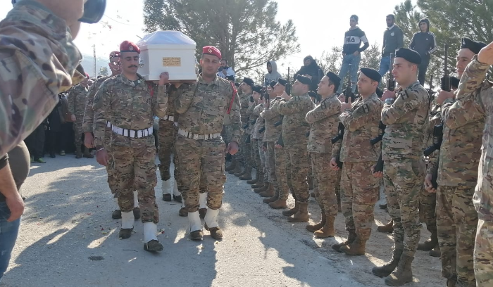 الجيش نعى 3 عسكريين استشهدوا في حورتعلا... وبلدتا اللبوة وتعلبايا شيعتا شهيديها