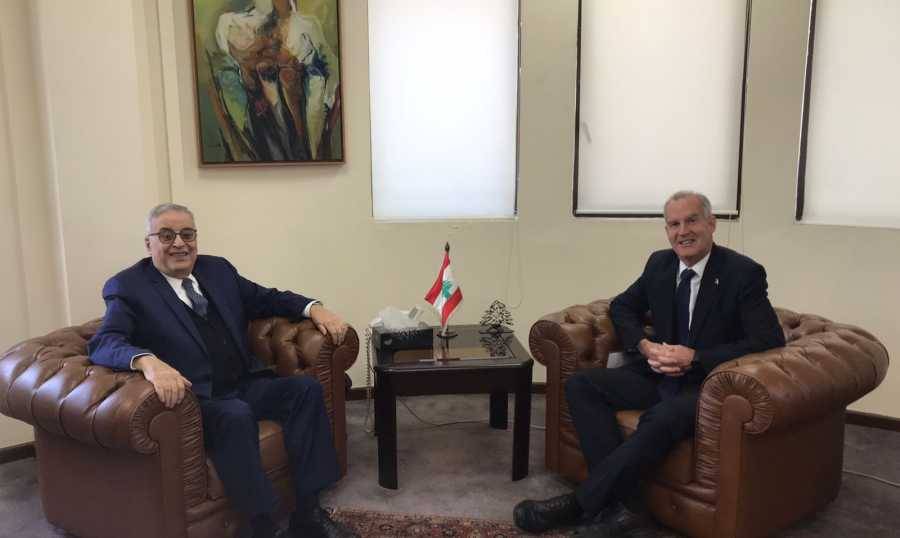 بوحبيب استقبل سفير أوستراليا