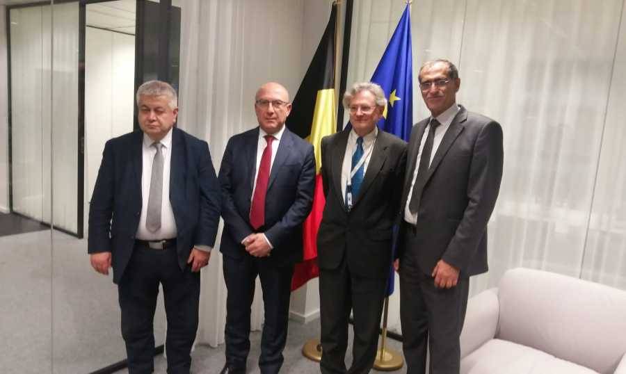 بخاش بحث مع مسؤولين بلجيكيين
في تفعيل العلاقات الثنائيّة
